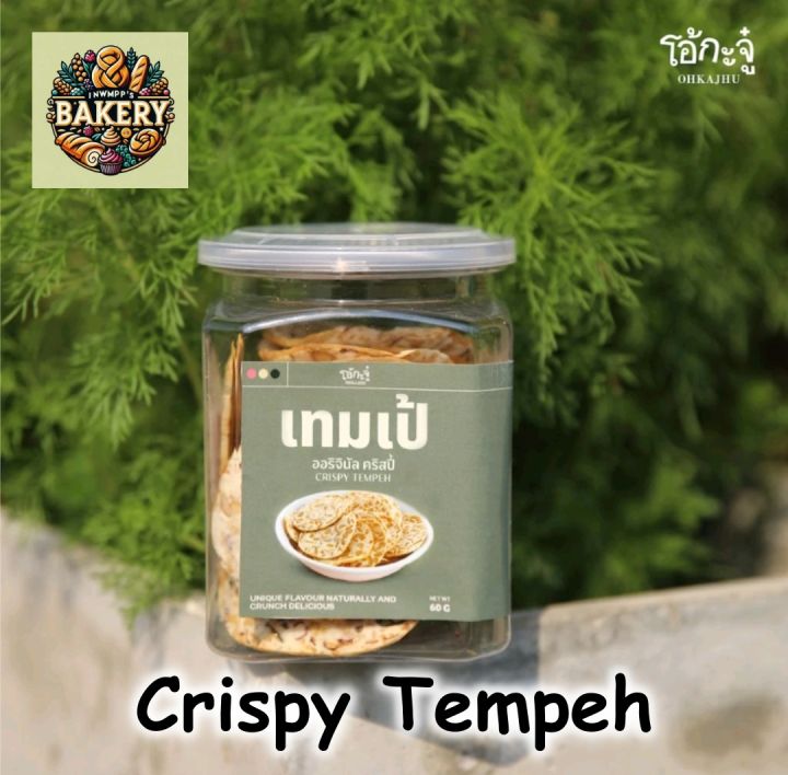 เทมเป้ โอ้กะจู๋ crispy tempeh Vegan Plant-based โปรตีนสูง อร่อย สะอาด ...