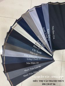VẢI QUẦN TÂY NAM CASHMERE HÀNG - KHÔNG CO GIÃN - TRUNG CẤP
