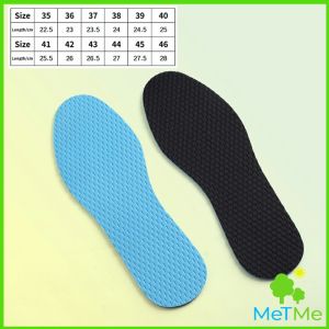 MetMe แผ่นรองพื้นรองเท้า ตัดได้ให้เท่าเท้าเรา พื้นรองเท้าเบาและเย็น ระบายอากาศ ใส่สบาย บางพิเศษ insoles