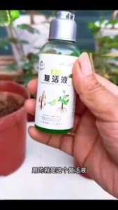 Genuine plant revitalizing liquid for flowers targets bare stems
