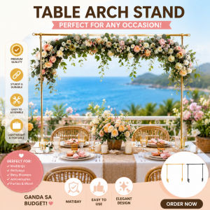 Adjustable Table Arch Stand Desktop Hanging Rod Height Adjustable Stable Base Event Decor Wedding Birthday Party