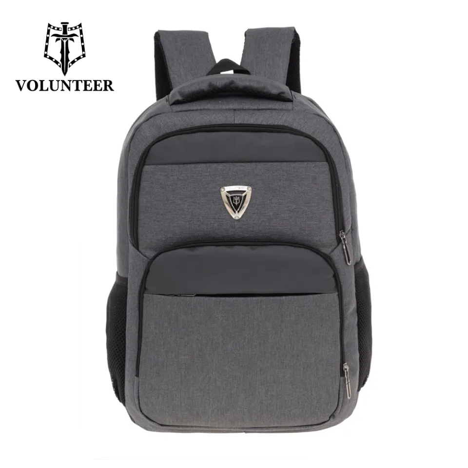 VOLUNTEER Laptop Backpack Fashion School Bag High School College  Students Bags Large Capacity High Quality 95217