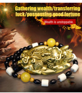 Solid Lucky Pi Xiu Golden Hand Pendant Home Buddha Hand Pi Xiu Comes Wealth Handle Piece