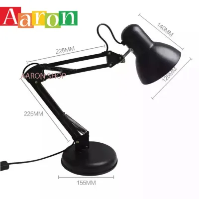 Desk Lamp Study Light Modern Table Lamp meja study Black/White LED 5W/12W Bulb(S/M size) Aaron Shop