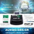 เครื่องอ่านบัตรประชาชน FAST ID รุ่น EZ100PU มาตรฐานICT✅ อ่านบัตร Smart Card Reader N99 ความเร็ว 4.8MHz อ่านบัตรใน2วิ  (Thai ID Edition)มี คู่มือภาษาไทย พร้อมแผ่นโปรแกรม. 