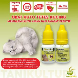 Obat Tetes Kutu Kucing Ampuh Dan Telur Kutu Pembasmi Penghilang Kutu Anti Parasit Terbukti Ampuh Aman Untuk Kitten