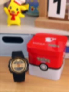 ZGO x Pokemon Pikachu Original Electronic Watch For Kids Boy Waterproof Sport Chrono Alarm Display Student 8631