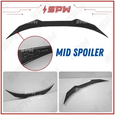 Perodua Traz OEM Gear Up Spoiler Rear Mid Spoiler Rear Trunk Lip Top Spoiler ABS Gloss Black Paint Wing Exterior Lips 2025 2026