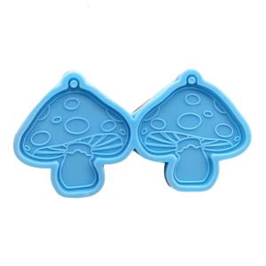 Resin Casting Molds for Earring Making Cute Mushroom Shape Silicone Mold Handmade Jewellery Pendant Making Craft
