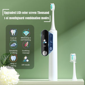LORDWEY Smart LCD Screen Sonic Electric Toothbrush NB-1 DIY Mode Cleaner Adult Automatic IPX7 Waterproof Teethbrush