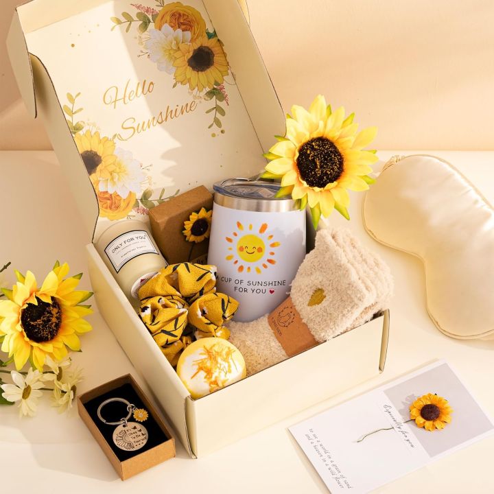Sunflower Gifts for Women,Sending Sunshine Get Well Soon Gifts