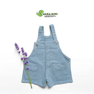 Overall Jeans Anak Baju Kodok Celana Pendek Jumpsuit Denim 061 Vench Wakakids