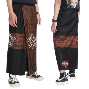 Sarung Kanjeng Sarung Batik Serial Kaligrafi Aksara Jawa Motif Manah Bingah Classic