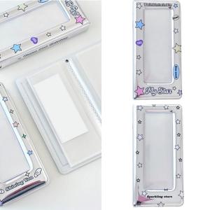 Colorful Star Photo Booth Frame Cartoon Photo Booth Album for Photo Strips Holders Organizers Book Photocard Album