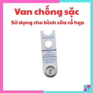 Van chống sặc sử dụng cho tất cả các loại bình sữa cổ hẹp Kichi Mirai Wesser Jumi Cacara