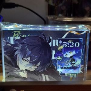 Kyryll Chudomirovich Flins Character Acrylic Brick Desktop Stand Exquisite Anime Game Peripheral Collectible Memorial Decoration Gift for Friends Classmates Office Decor