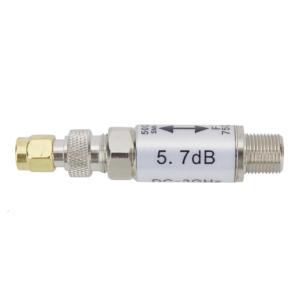 50 - 75ohm Impedance Converter 0 - 3GHz SMA Female to F Male Connector Impedance Adapter for Electronic Repairs