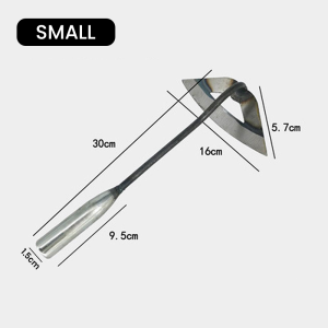 Garden Hoe Steel Blade Digging Handheld Weeding Rake for Vegetable Gardens Weeding Tools Farm Agriculture Planting Garden Maintenance
