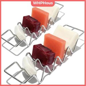WP💓💛💖 Stainless Steel Creative Soap Rack Minimalist Fast Draining Holder for Modern Kitchen Bath