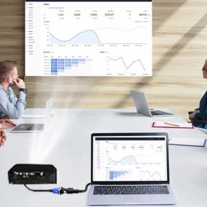 Durability HDTV to VGA Adapter with 1080P Output and Audios Port for Diverse Display Devices Widely Compatibility