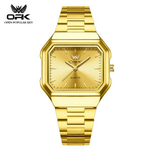 OPK watch for women original waterproot gold color elegant square dial gift for girlfriend women watches