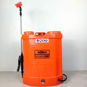 เครื่องพ่นยาแบตเตอรี่ ขนาด 12-20ลิตร แรงดันปั๊ม 5.5บาร์ ถังหนา ปรับแรงดันได้ แถมอูปกรณ์ครบชูด ใช้งานต่อเนื่อง น้ำหนักเบา อย่างดี