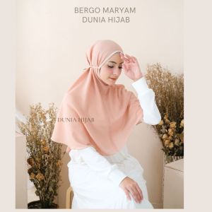 Hijab Jilbab Bergo Maryam Renda Diamond / Hijab Instan Segi Tiga / Bisa COD / Bisa Bayar Di Tempat / Jilbab Instan Bergo Renda Bahan Diamond Dunia Hijab / Bergo Maryam Tali Belakang