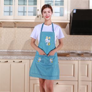 XUEWAN Kitchen Accessories With Pocket Adjustable Household Bib Cleaning Aprons Cooking Oil-proof Apron