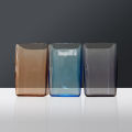 Locaupin Wall Mounted Toothbrush Holder With Drainer And Upside Down Magnetic Transparent Cups Bathroom Shelf Organizer. 