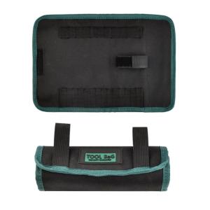 Heavy Duty Tool Roll Bag For Mechanics With 20+1 Pockets Sturdy Canvas Storage Organizers Ideal Gift For Electrician