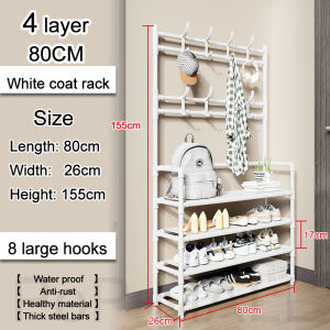 Shoe Rack Organizer Shoes Rack Shoes Organizer Storage Multifunctional Floor Coat Rack Hat Rack Indoor organisers ins style