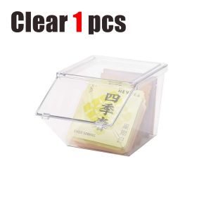 8PCS Coffee Candy Storage Box Acrylic Organizer Stackable Organizer Rack sari sari store organizer
