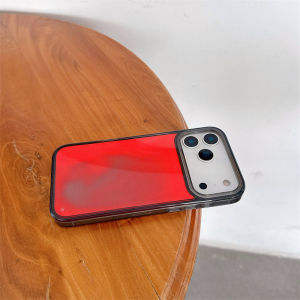 Luminous Moving Sand Phone Case for iPhone 17 16 Pro Max Glitter Quicksand Glow in Dark Liquid Shell Cover Gloss Hard Carcasas