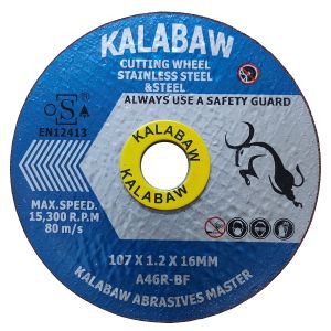 25pcs Kalabaw Cutting Disc Super Thin 4" inches / 107 x 1.2 x 16mm Heavy Duty with paper washer red
