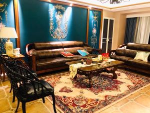 Thảm Len Trải Sàn Trang Trang Trí Vintage - Cổ điển Cho Phòng Khách Phòng Ngủ Chụp Hình và Các Sự Kiện (Dày 1.2cm Size 1m6x2m3)