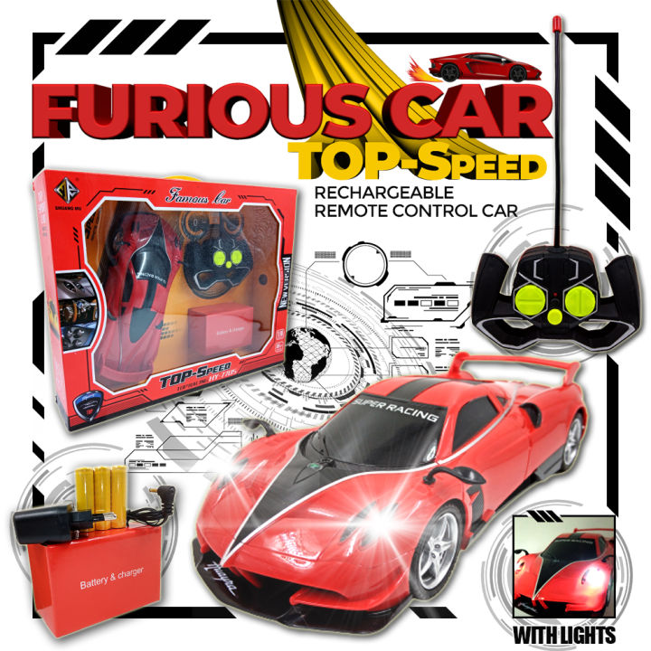 Rechargeable car for kids remote control Top speed RC car sports
