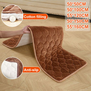 Plush Sofa Cushion Flannel Sofa Mat Non slip Thicken Bench Cushion 2/3/4 Seater