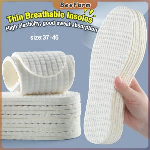 B.F. Thin Breathable Insoles / Sweat Absorbing Shoes Pad / Men Women Latex Non-slip Insole 1 Pair