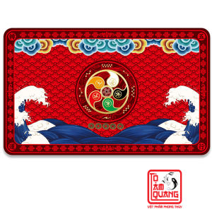 Thảm cửa đỏ phong thủy Thái Tuế Ngũ Hành Chuyển Vận - trấn trạch chiêu tài lộc bình an may mắn  - TÔ TÂM QUANG