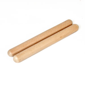 2Pcs Log Rhythm Sticks Maracas Wood Instrument For Baby Orff Music Teaching Aids Musical Beating