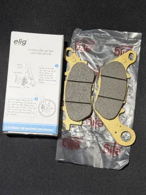 Bố đĩa Sirius 110 Taurus hiệu Elig chính hãng / má phanh đĩa Sirius
