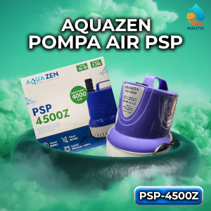 AQUAZEN Pompa Celup Kolam Ikan Koi AZ - PSP - 4500 Z 70 W AZ PSP 4500Z Ketinggian 3.5 Meter