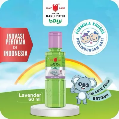 CAP LANG Baby Minyak Kayu Putih Bayi Chamomile Lavender Caplang 30ml 60ml