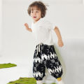 Kigift [local stock] 1-4Y Summer Children's Mosquito-Resistant Pants Cotton Silk Children Loose Spring Summer Pants Breathable Fabric. 