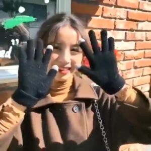Winter Touch Screen Gloves Men Women Ski Mittens Winter Keep Warm Full Finger Imitation Wool Warm COD
