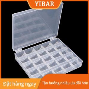 YIBAR 25 36 CuộN bobbins Máy may rỗng bobbin trường hợp tổ chức hộp lưu trữ