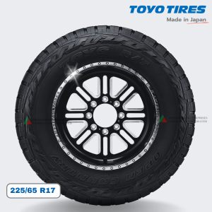 TOYO Tires Open Country R/T 225/65 R17 102 Q Made in Japan | Genuine All Terrain 4x4 SUV Pickup Off Road Tire (OPRT)