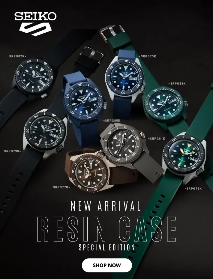 NEW SEIKO 5 SPORTS AUTOMATIC Special Edition Resin Case Collection