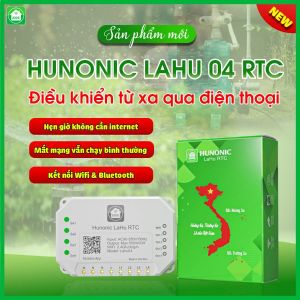 Công Tắc Thông Minh Hunonic Lahu 04 RTC Tích Hợp IC Thời Gian Thực - Hàng Chính Hãng BH 12 tháng