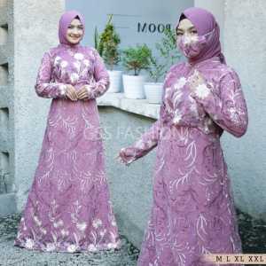 READY UKURAN JUMBO/BISA COD/GAMIS RATU TERBARU 2022/GAMIS FULL BRUKAT/Gamis Ratu/Gamis kondangan/Gamis Terlaris/Gamis Wisuda/Gamis Termurah/Gamis mewah Gamis Wanita Jumbo Brocade - Lazada